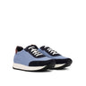 DapperFam Brixten in Blue / Navy Linen and Lux Suede