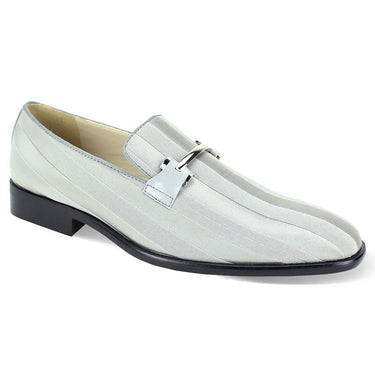 After Midnight Expressions 6757 Satin Smoker Loafer in Grey #color_ Grey