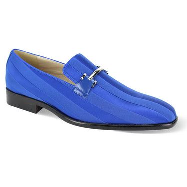 After Midnight Expressions 6757 Satin Smoker Loafer in Royal #color_ Royal