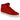 After Midnight Flash in Fire Red Jeweled High Top Sneakers in Fire Red #color_ Fire Red
