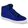 After Midnight Flash in Royal Jeweled High Top Sneakers in Royal #color_ Royal
