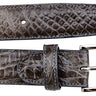 Belvedere Alligator Belt in Gray in Gray 44