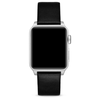 Apple Watch Leather Band - Silver Hardware 44/46mm