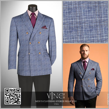 Vinci Blue Blazer - B-DW1