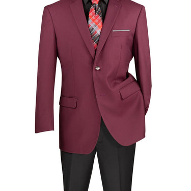 Vinci Burgundy Blazer - B-TR