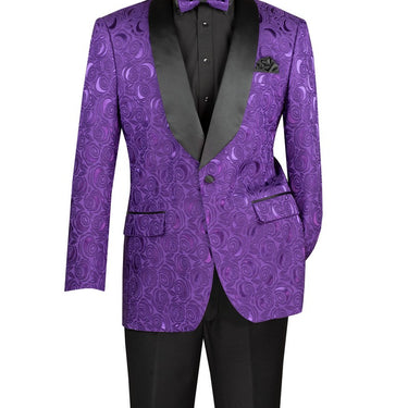 Vinci Purple Sport Coat - BF-8
