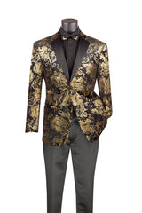 Vinci Modern Fit Sport Coat in Black - BM-02