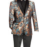 Vinci Teal Modern Fit Sport Coat - BM-3