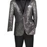 Vinci Silver Modern Fit Sport Coat - BM-4