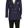 Vinci Navy Modern Fit Sport Coat - BM-DB