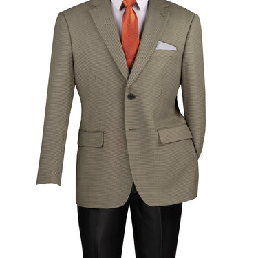 Vinci Olive Modern Fit Blazer - BM-HT