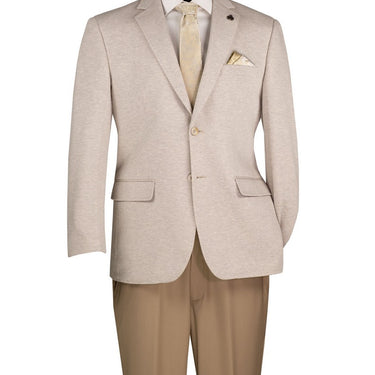 Vinci Oatmeal Modern Fit Blazer - BMK-2