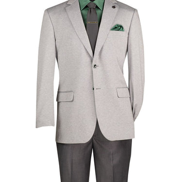 Vinci Light Gray Modern Fit Blazer - BRK-4