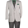 Vinci Light Gray Modern Fit Blazer - BRK-4