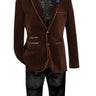 Vinci Brown Slim Fit Sport Coat - BS-02
