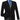 Vinci Black Slim Fit Sport Coat - BS-02