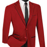 Vinci Red Slim Fit Sport Coat - BS-02