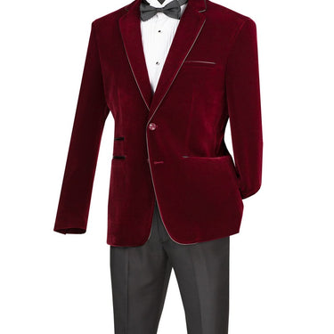 Vinci Wine Slim Fit Sport Coat - BS-02