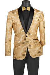 Vinci Slim Fit Sport Coat in Champagne Beige - BSF-13