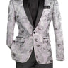 Vinci Silver Slim Fit Sport Coat - BSF-13
