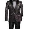 Vinci Black Slim Fit Sport Coat - BSF-19