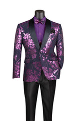 Vinci Slim Fit Sport Coat in Lavender - BSF-19