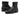 Paul Parkman Woven Leather Goodyear Welted Zipper Boots in Black