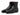 Paul Parkman Woven Leather Goodyear Welted Zipper Boots in Black