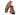 Paul Parkman Men's Burnished Leather Cap Toe Boots in Brown
