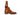 Paul Parkman Men's Burnished Leather Cap Toe Boots in Brown
