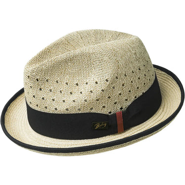 Bailey Bascom Poly Braid Crushable Fedora in Natural