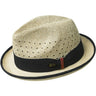 Bailey Bascom Poly Braid Crushable Fedora in Natural #color_ Natural