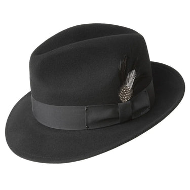 Bailey Blixen Wool LiteFelt® Fedora in Black