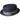 Bailey Carver Braided Pork Pie in Navy