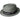 Bailey Carver Braided Pork Pie in Grey