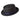Bailey Carver Braided Pork Pie in Black