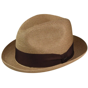 Bailey Craig Braided Fedora in Tan