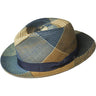 Bailey Giger Genuine Panama Straw Fedora in Breezy Plaid