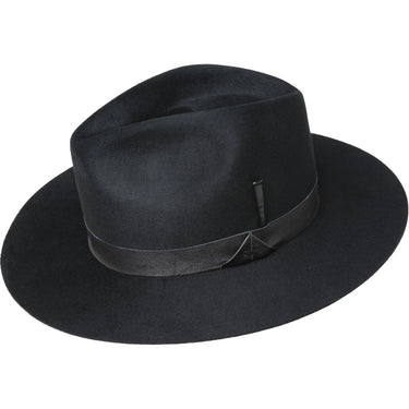Bailey Godwin Elite Finish Wool Wide Brim Fedora in Black