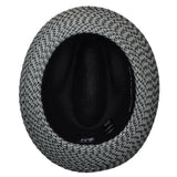 Bailey Mannesroe Two-tone Poly Braid Fedora