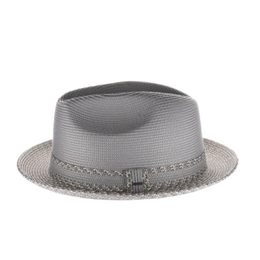 Bailey Mannesroe Two-tone Poly Braid Fedora in #color_