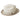Bailey Mannesroe Two-tone Poly Braid Fedora in Ivory / Adobe Multi
