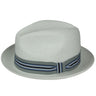 Bailey Salem Pinch Front Toyo Straw Fedora in White
