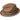 Bailey Salem Pinch Front Toyo Straw Fedora in Rust