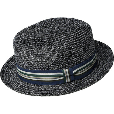 Bailey Salem Pinch Front Toyo Straw Fedora in Static