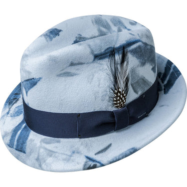 Bailey Tino Center Dent Wool Felt Fedora in Sea Breeze