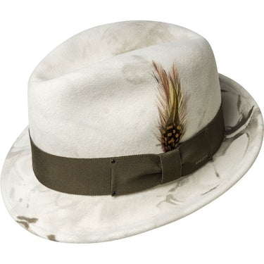 Bailey Tino Center Dent Wool Felt Fedora in Contrapposto