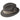 Bailey Tino Center Dent Wool Felt Fedora in Basalt