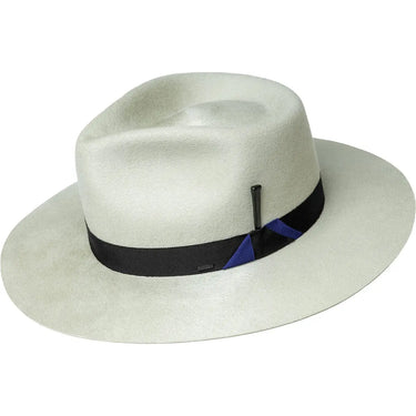 Bailey Trevel Elite Superfine Velour Wool Wide Brim Fedora in Nickel