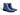 Basket Weave Calfskin Buckle Boot in Navy #color_ Navy